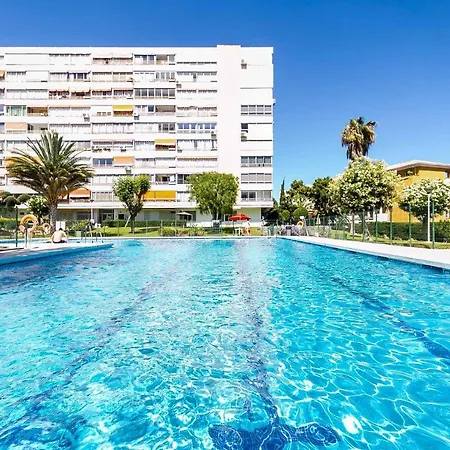 Acogedor, Terraza, Piscina Y Mar شقة بينالماذينا